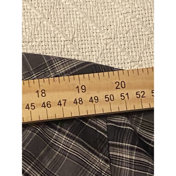 Levis Pearl Snap Shirt Mens XL Black Plaid Check Long Sleeve Western - Picture 12 of 16